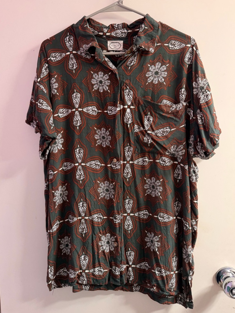 Kaleido shirt dress